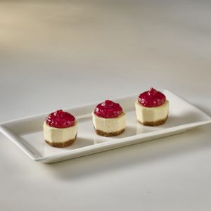 MINI RASPBERRY CHEESECAKE